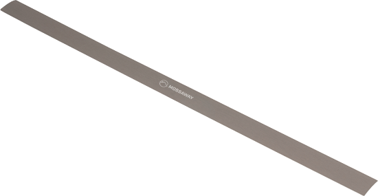 Mosebeslag i sink for papptak - 40x750 mm