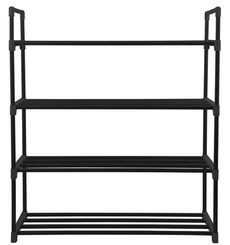 Skohylle m/4hyller 65x30x74cm sort - Hjem & Fritidsshoppen.no