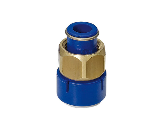 Kobling UniQuick Ø12mm rett m/1/2" mutter