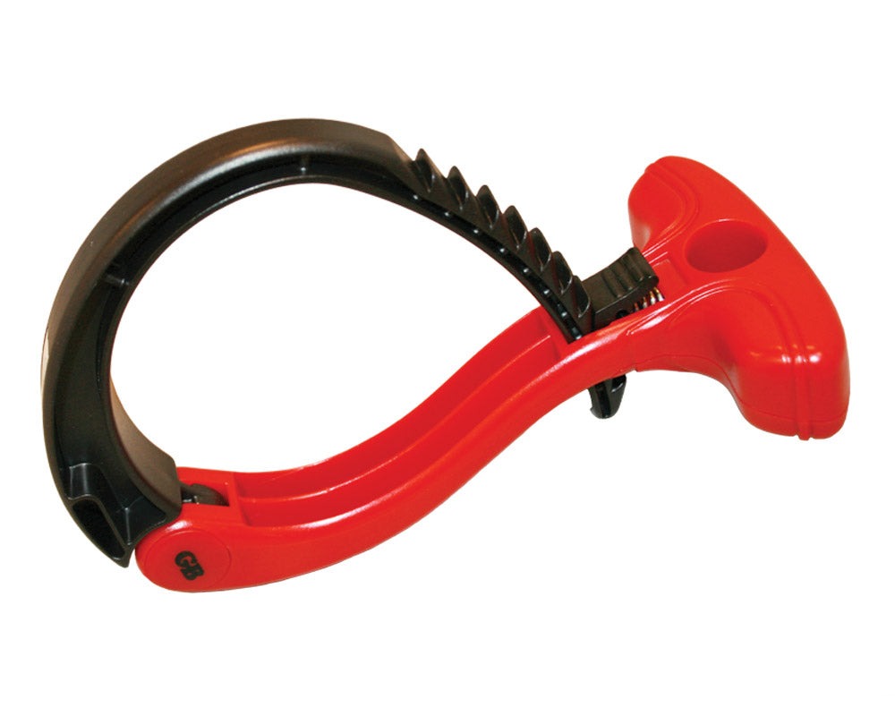 rød og sort farget håndholder til kabel