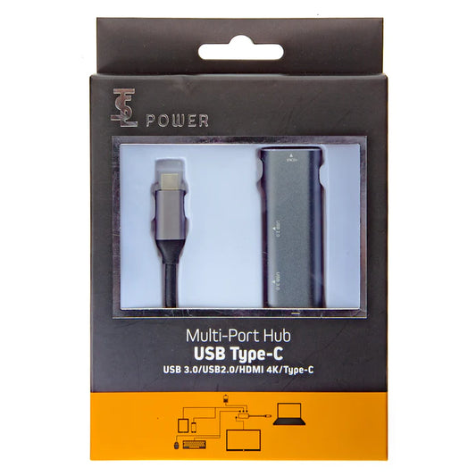 Multi-port Hub USB Type - C -sjekk prisen!