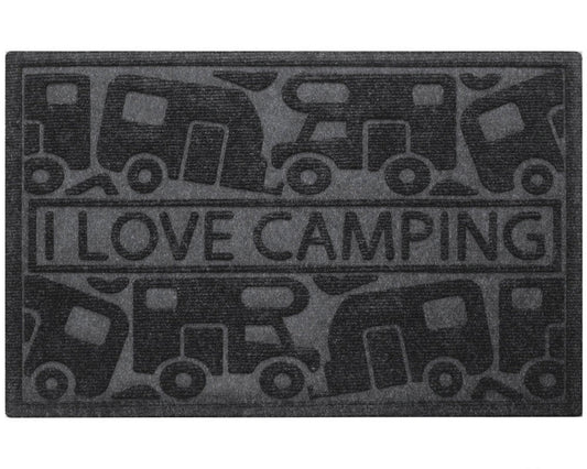 Dørmatte Arisol Kera Camp 60x40cm svar - Kundefavoritt! - Hjem & Fritidsshoppen.no