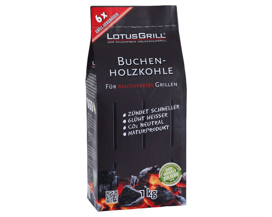 Grillkull LotusGrill bøketre - 1 kg pose - - Hjem & Fritidsshoppen.no