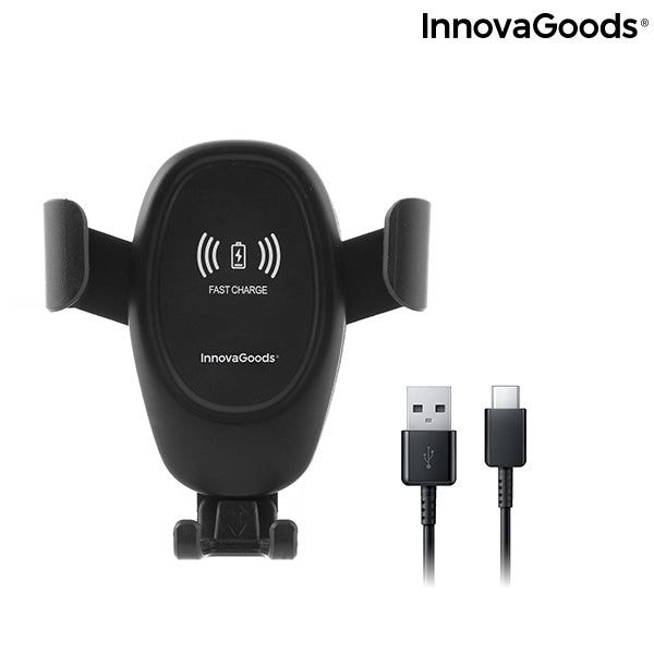 Holder for mobiltelefon, med trådløs lading fra InnovaGoods - Hjem & Fritidsshoppen.no