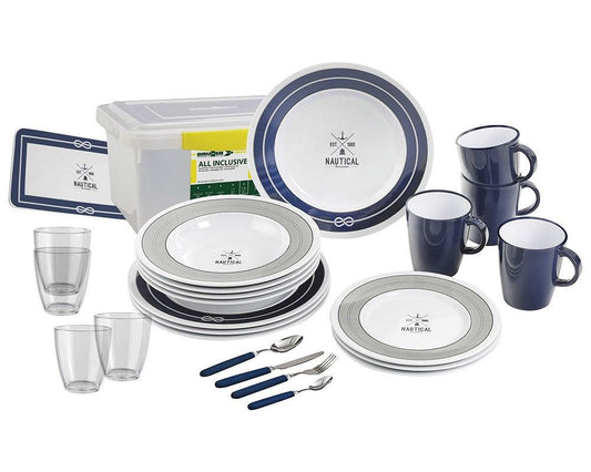Servise Brunner Nautical All Inclusive 36 deler - Hjem & Fritidsshoppen.no