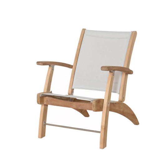 Somerville Kokos (Sammenleggbar hagestol) - Teak Batyline