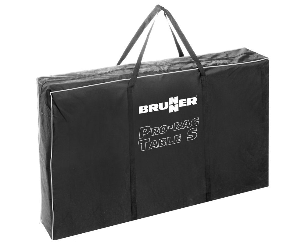 Bag brunner pro-table L 120x72x6 svart farge på hvit bakgrunn
