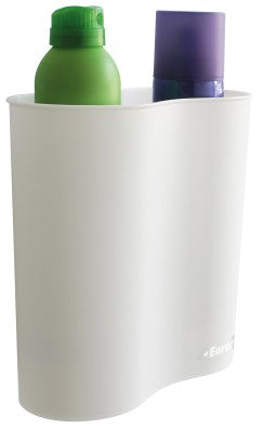hvit oppbevaringsbeholder fra eurotrail med en grønn og en blå flaske i