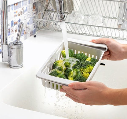 grønnsaker vaskes liggende i kjøleskapshyllene